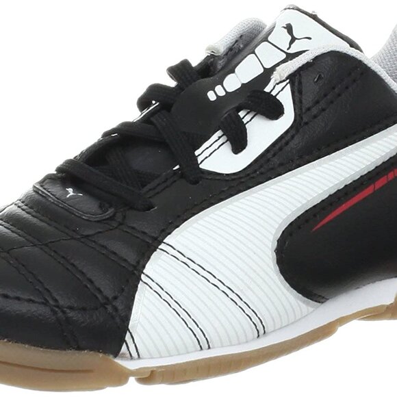 PUMA UNIVERSAL IT Jr indoor Soccer Cleats Football boot Black kids US 11/UK 10 - Picture 4 of 5